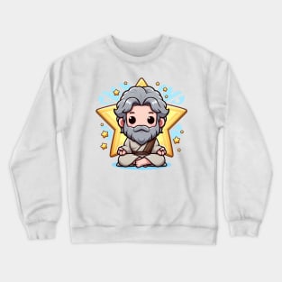 Cute Moses Cartoon Crewneck Sweatshirt